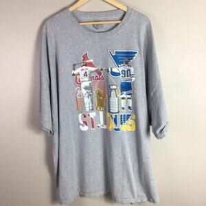 St Louis Cardinals Molina 4 x St Louis Blues O’Reilly 90 T Shirt 5XL